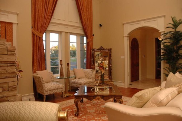 custom living room - home builders ontario